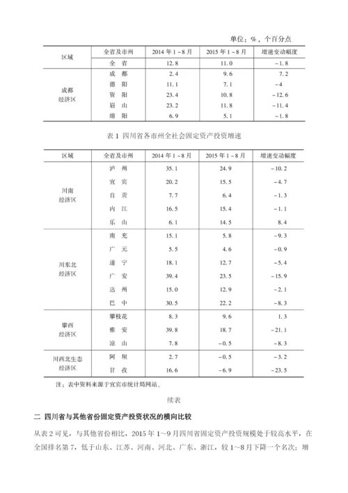 四川省固定资产投资发展分析与预测.docx