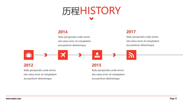 红色现代教育大学学校宣传动态PPT模板