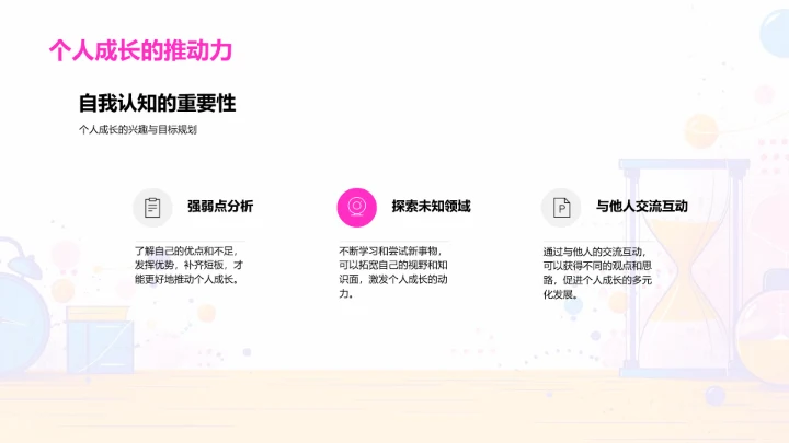 科学规划人生PPT模板