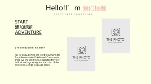 时尚创意公司产品介绍宣传通用PPT动态模板
