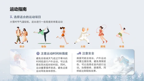 二十四节气之大雪PPT模板