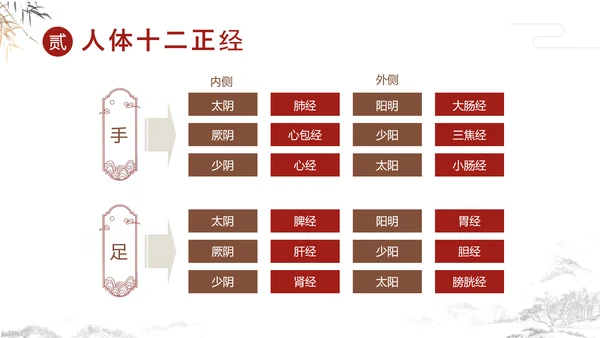 传统中国风中医经络养生PPT课件