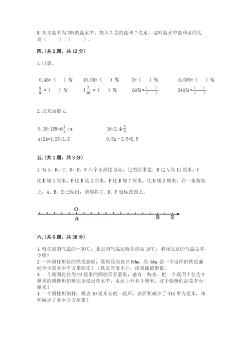 河北省【小升初】2023年小升初数学试卷（易错题）.docx