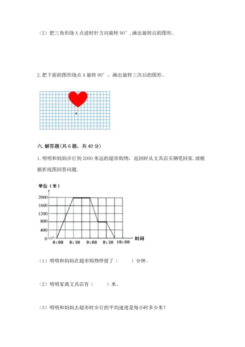 人教版五年级下册数学期末测试卷及答案【考点梳理】.docx