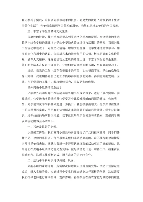 课外兴趣小组的活动总结.docx