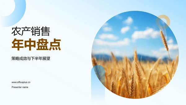 农产销售年中盘点