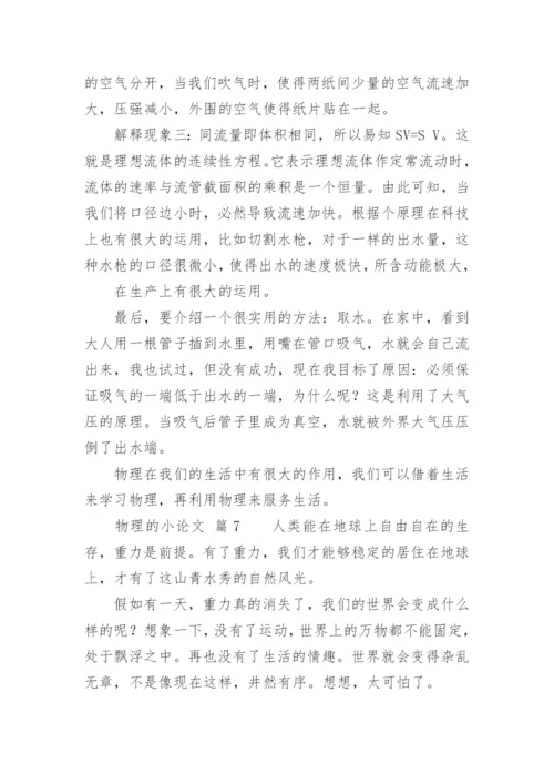 物理的小论文.docx