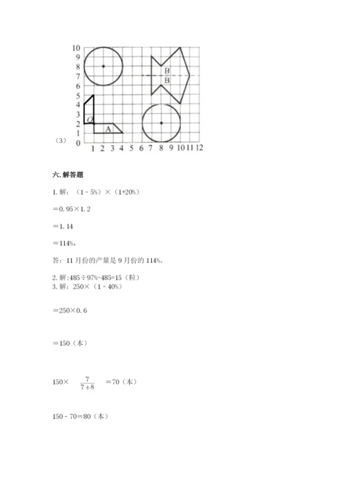 小学数学六年级上册期末考试试卷【黄金题型】.docx