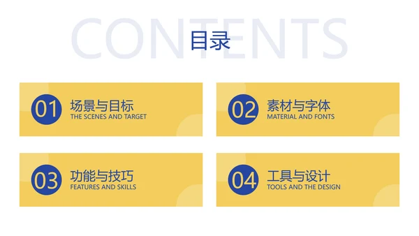 黄蓝扁平风企业办公技巧操作培训PPT模板