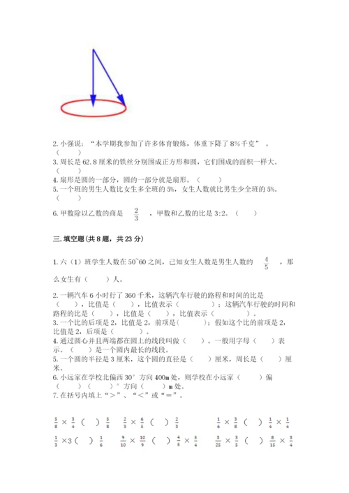 小学六年级数学上册期末考试卷附完整答案【必刷】.docx