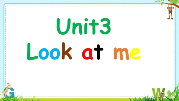 Unit3 Look at me Part A Let’s learn  课件(共43张PPT)