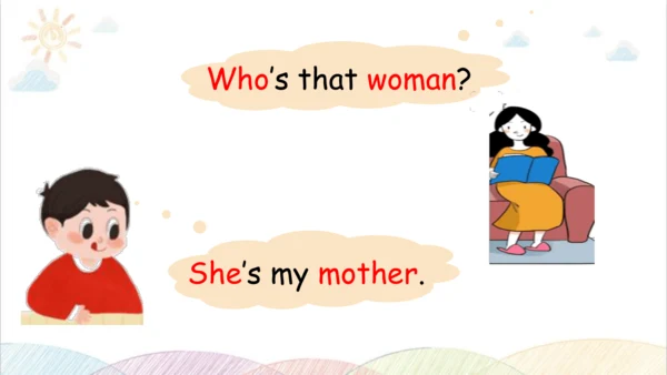 Unit 2  My family Part B Let's talk&Let's play 课件 