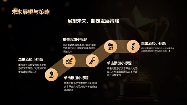 黑色黑金风表彰庆典PPT模板