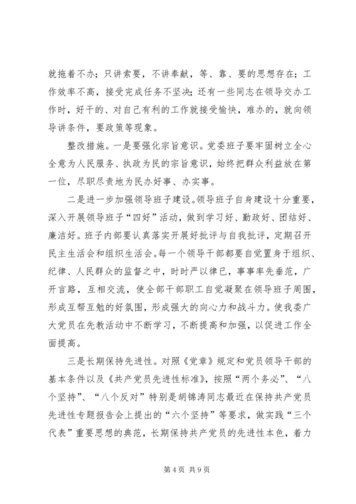先教育活动问题的整改方案.docx
