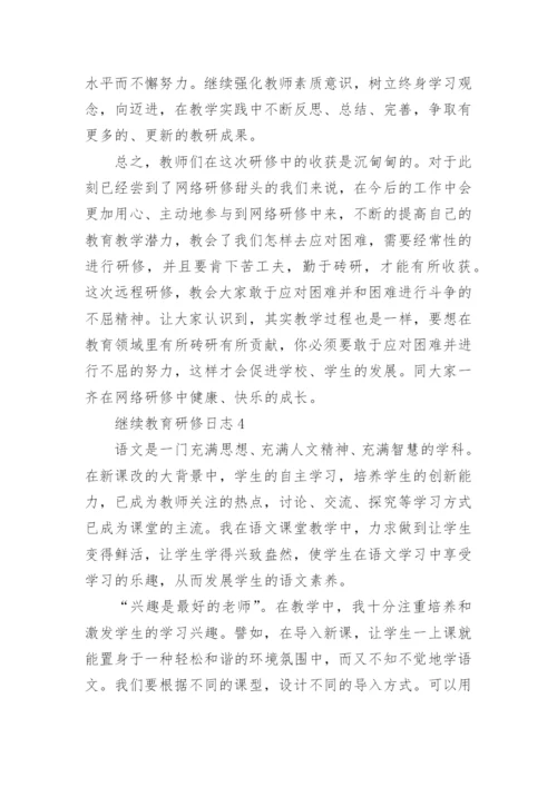 继续教育研修日志.docx