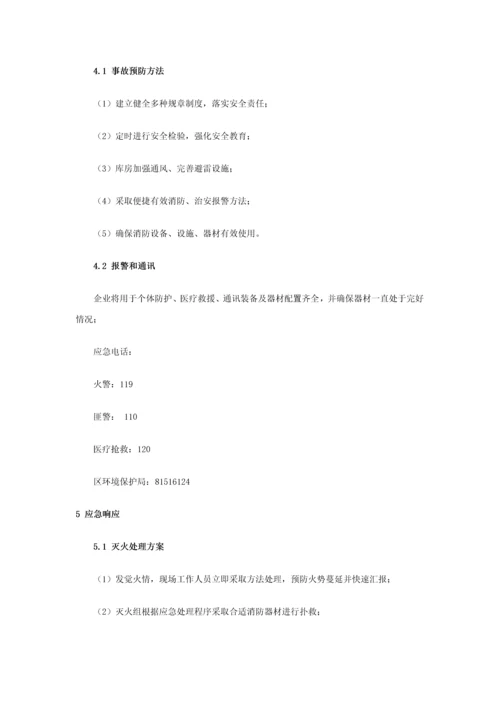 危化品应急专题预案.docx
