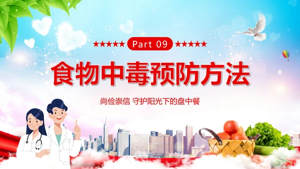 20xx年全国食品安全宣传周ppt模板