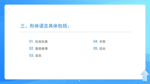 蓝色扁平风演讲礼仪培训PPT模板