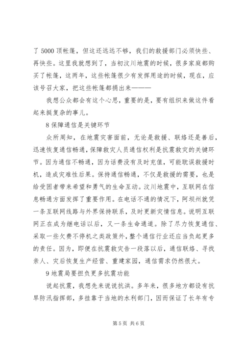 关于玉树抗震演讲稿.docx