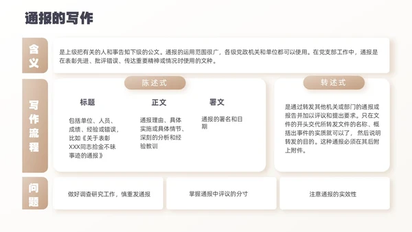 黄色简约实拍卡片式公文写作技巧培训