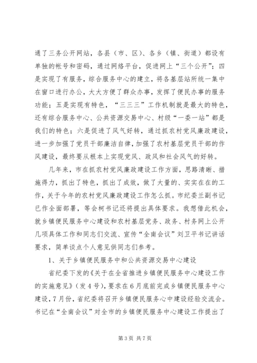 农村党廉建设现场会领导讲话.docx