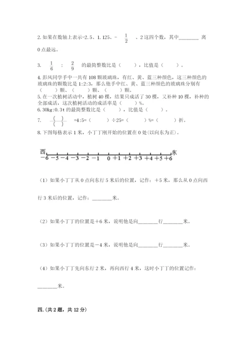 小学六年级数学毕业试题（名师系列）.docx