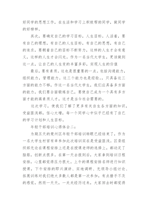 关于年轻干部培训心得体会范文5篇.docx