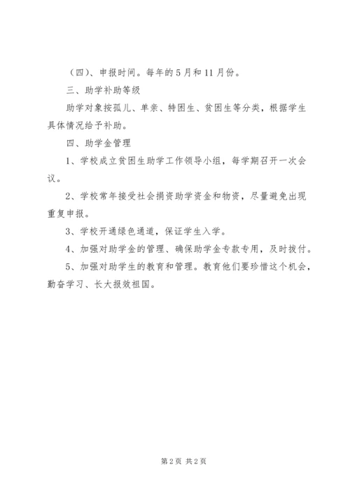 金寺小学资助管理工作实施方案 (2).docx