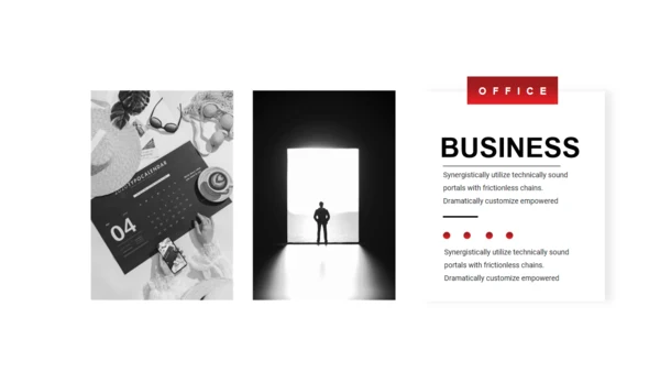 BUSINESS红色系列通用PPT模板