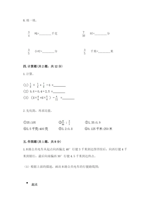 小学数学六年级上册期末卷及完整答案【易错题】.docx