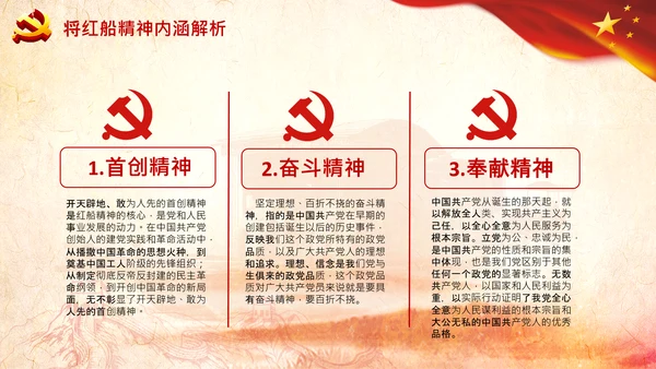 新时代弘扬学习红船精神PPT课件党校党建