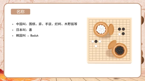 围棋文化及教育作用简介通用PPT模板