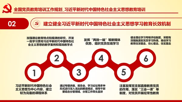 党员教育培训工作规划解读党政党课党建