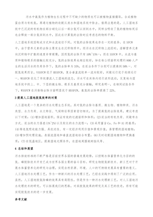 人工湿地脱氮技术探讨.docx