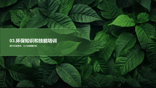 绿色环保公益活动介绍PPT模板