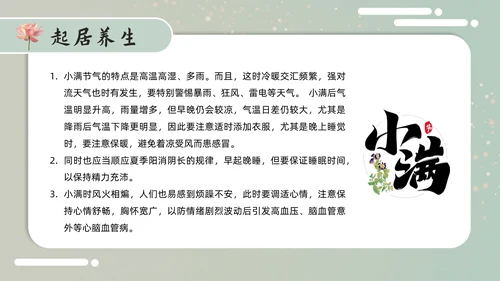 古意中国风小满PPT模板
