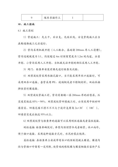 双壁波纹管施工方案.docx