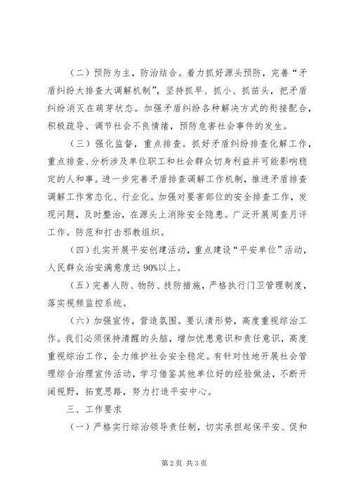 社会管理综合治理年度工作计划.docx