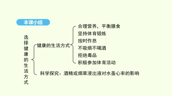 8.3.2选择健康的生活方式课件-人教版生物八年级下册(共20张PPT)