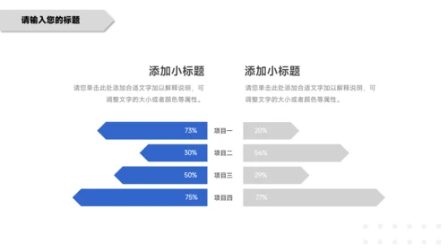 蓝色实用几何简约学习汇报PPT模板
