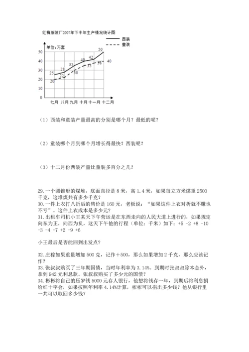 六年级小升初数学应用题50道新版.docx