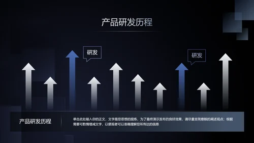聚合黑色商务风产品发布会PPT模板