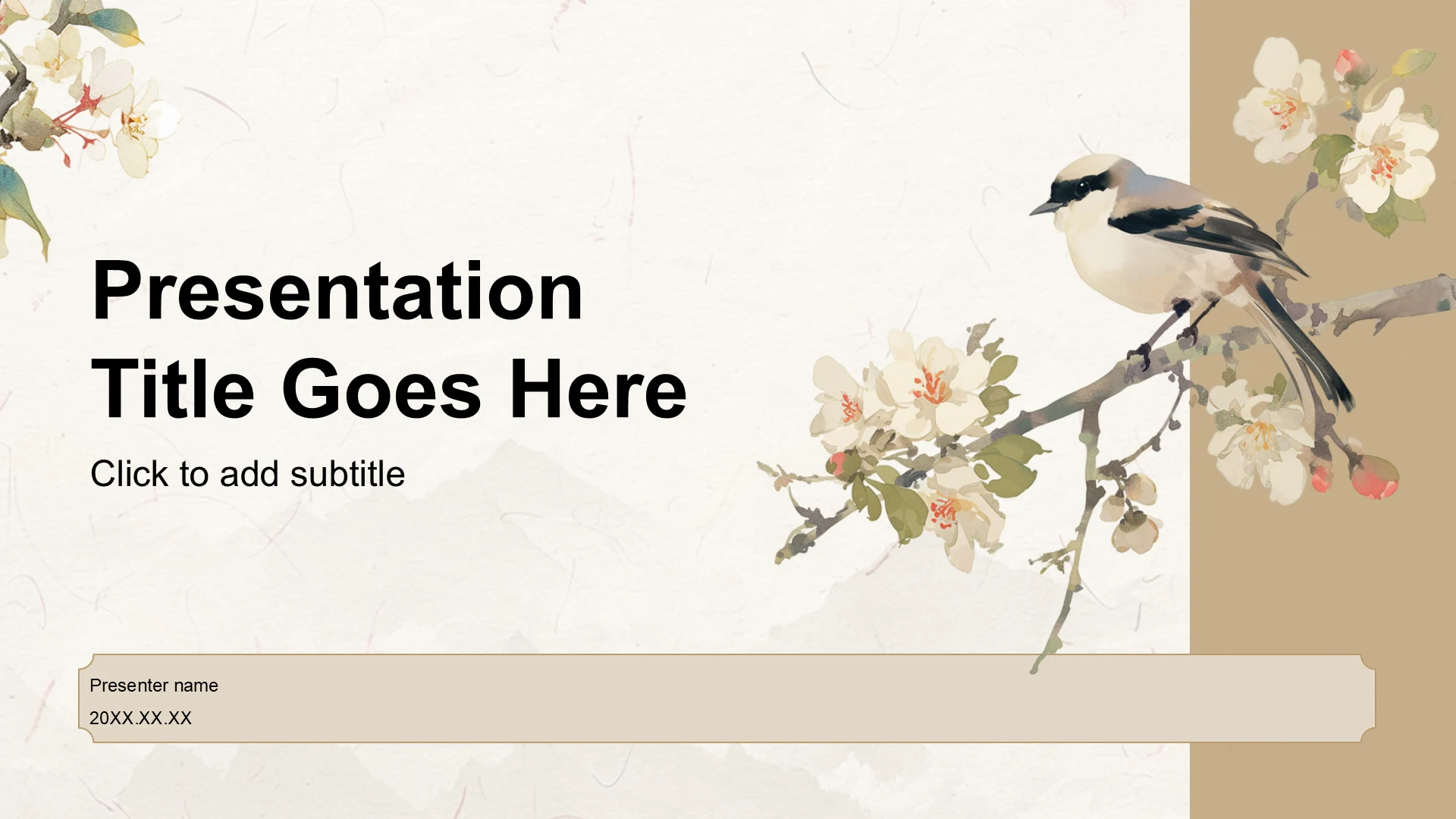 白色复古风教育培训PPT主题