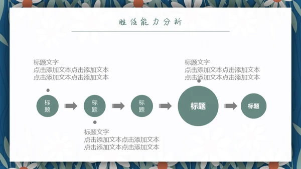 女生的个人简历通用PPT模板