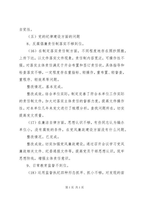 关于巡察整改情况的报告.docx