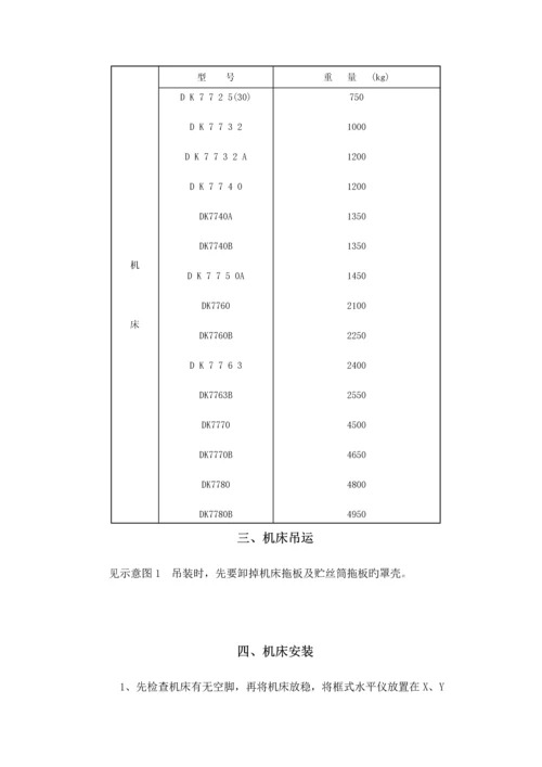 DK系列电火花数控线切割机床使用专项说明书.docx