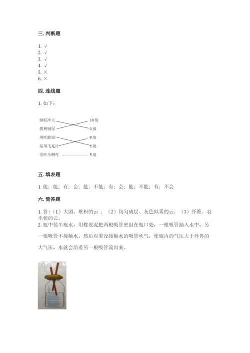 教科版三年级上册科学期末测试卷精品（完整版）.docx