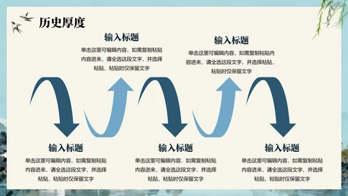 手绘清新水彩风我的家乡介绍城市介绍PPT模板