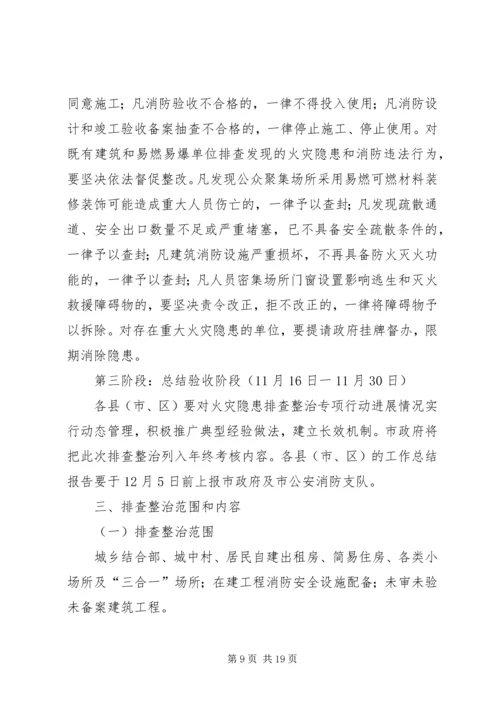 职高火灾隐患排查整治行动实施方案[定稿].docx