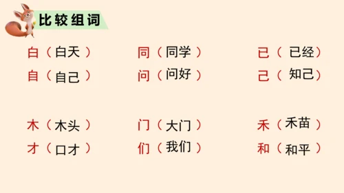 统编版语文一年级上册第七单元复习 课件